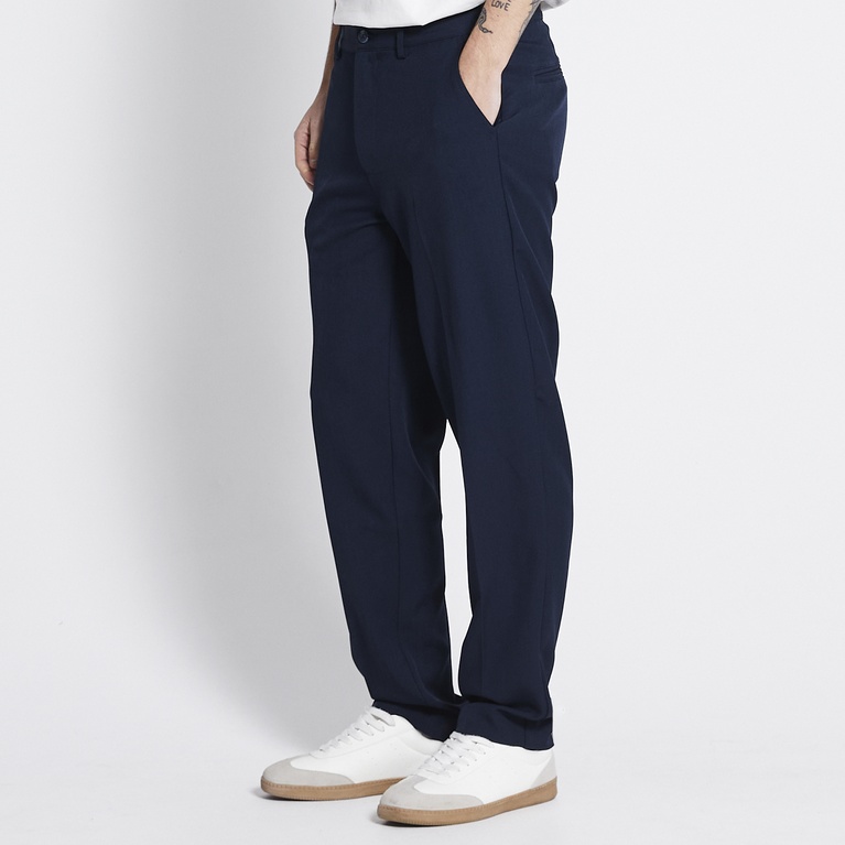 Straight dress pants "Aaron" Navy